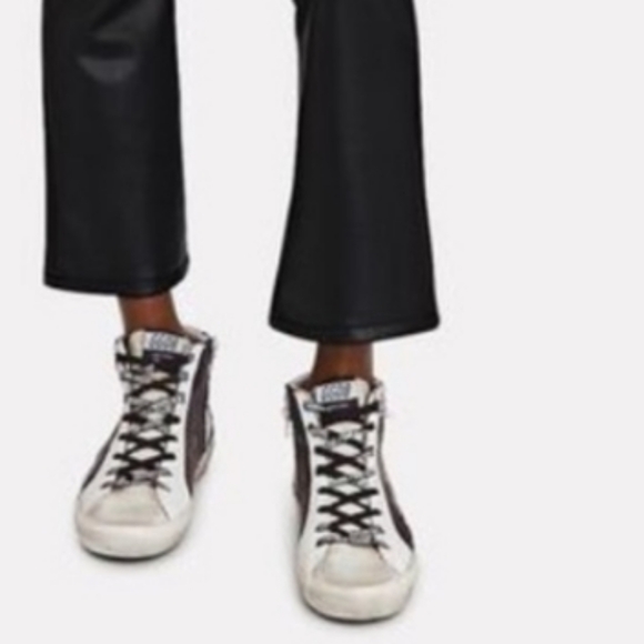 Golden Goose | GGDB Snake and Tortoise Print Slides Hi Top Sneakers - Picture 13 of 15